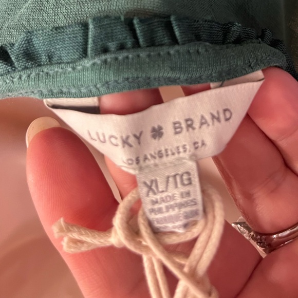 🍀Lucky Brand 🍀green sleeveless tank dress Size XL - Picture 7 of 8